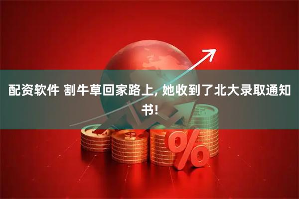 配资软件 割牛草回家路上, 她收到了北大录取通知书!